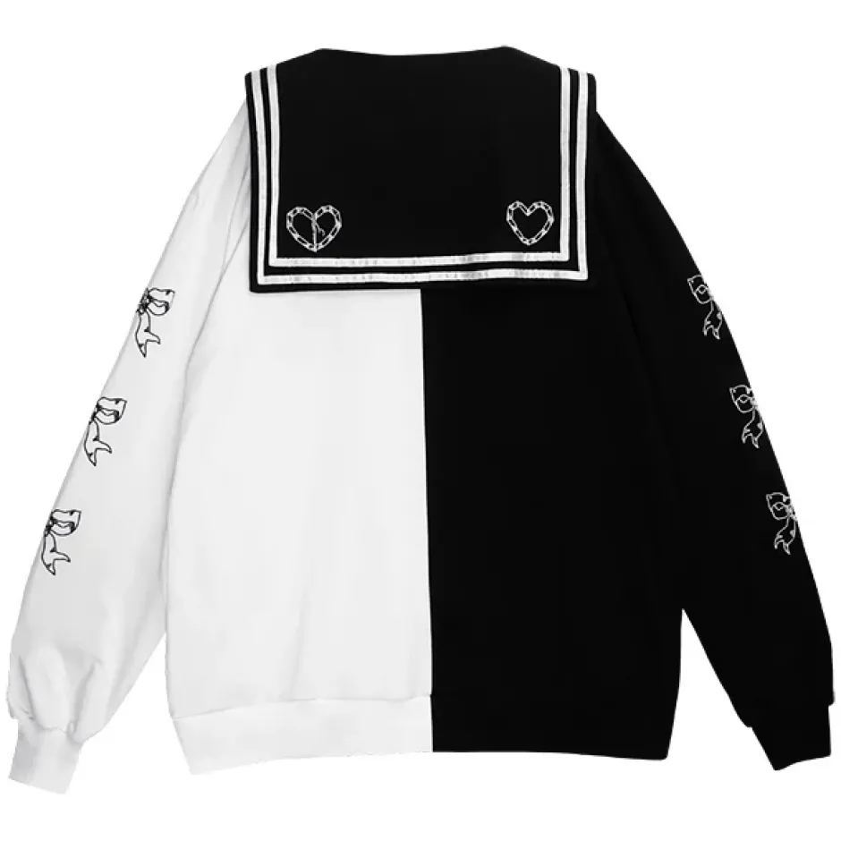 Jackets & Hoodies>LISTEN FLAVOR Glass Heart Sailor Blouson