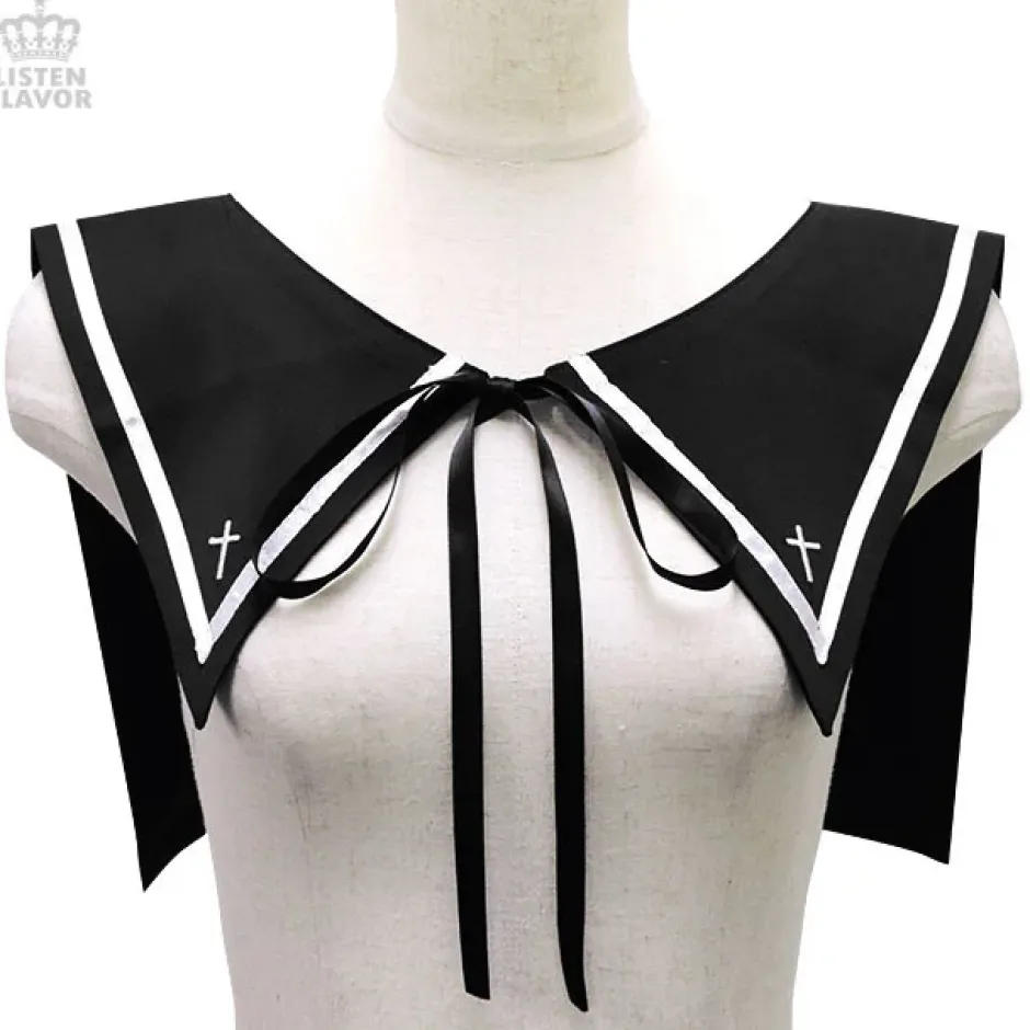 LISTEN FLAVOR Gothic Sailor Collar Hot