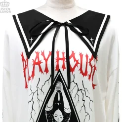 LISTEN FLAVOR Gothic Sailor Collar Hot