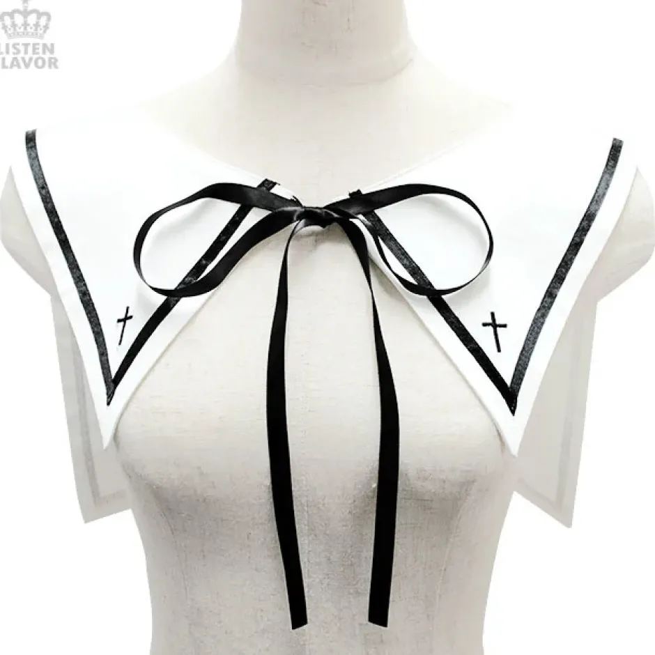 LISTEN FLAVOR Gothic Sailor Collar Hot