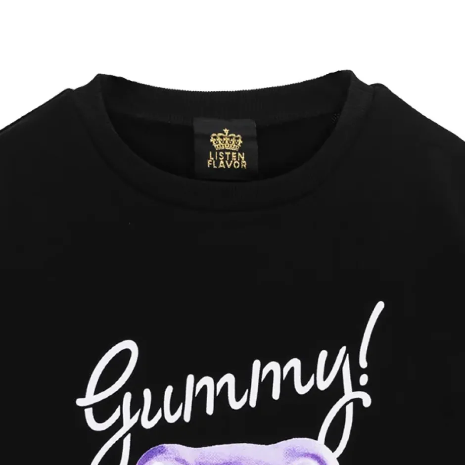 Jackets & Hoodies>LISTEN FLAVOR Gummy Bear Big Pullover