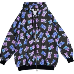 LISTEN FLAVOR Gummy Bear Zip Hoodie Outlet