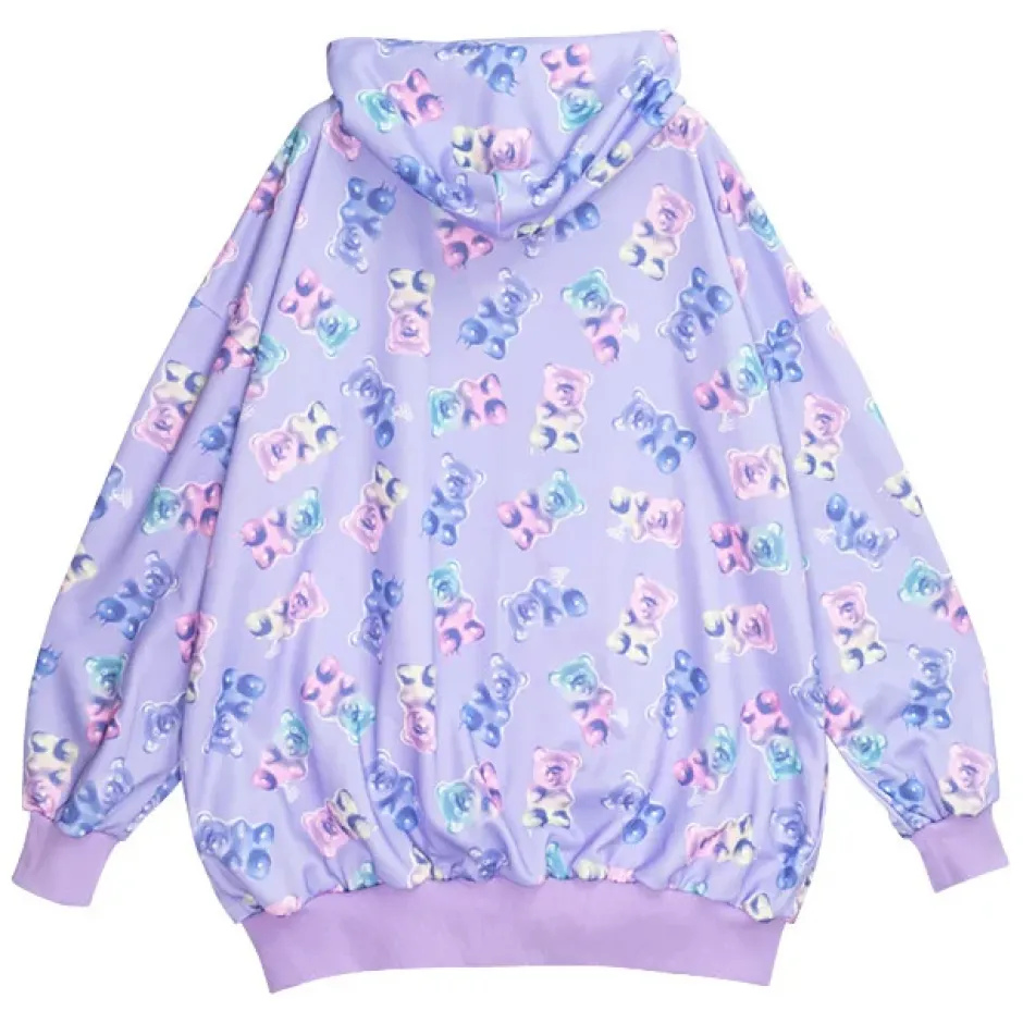 LISTEN FLAVOR Gummy Bear Zip Hoodie Outlet