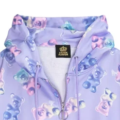 LISTEN FLAVOR Gummy Bear Zip Hoodie Outlet