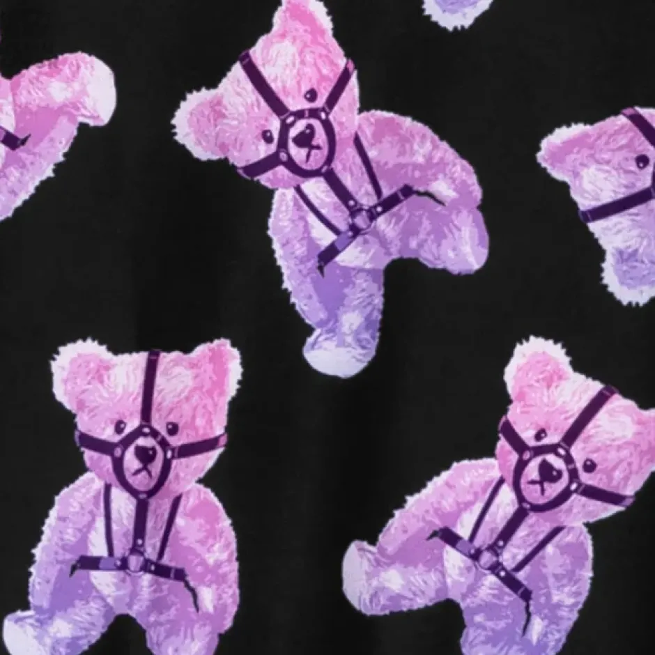 Jackets & Hoodies>LISTEN FLAVOR Harness Bear Zip-Up Hoodie