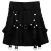 Bottoms>LISTEN FLAVOR Harness Pleated Skirt
