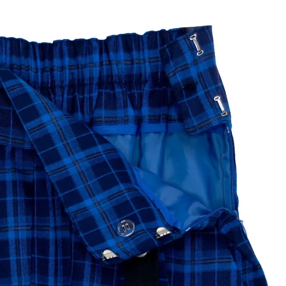 Bottoms>LISTEN FLAVOR Harness Pleated Skirt