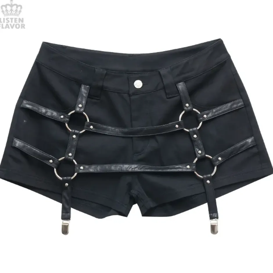 LISTEN FLAVOR Harness Shorts Sale