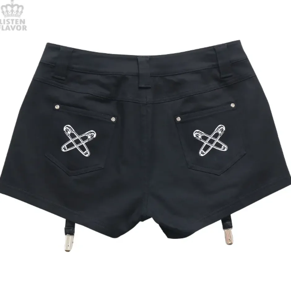 LISTEN FLAVOR Harness Shorts Sale