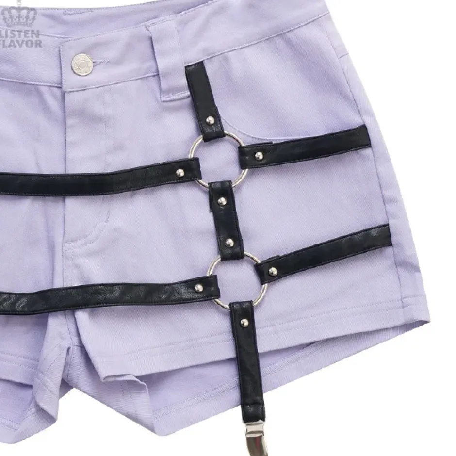 LISTEN FLAVOR Harness Shorts Sale