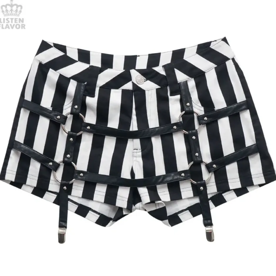 LISTEN FLAVOR Harness Shorts Sale