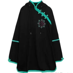 Jackets & Hoodies>LISTEN FLAVOR Hatsune Miku China Hoodie Black