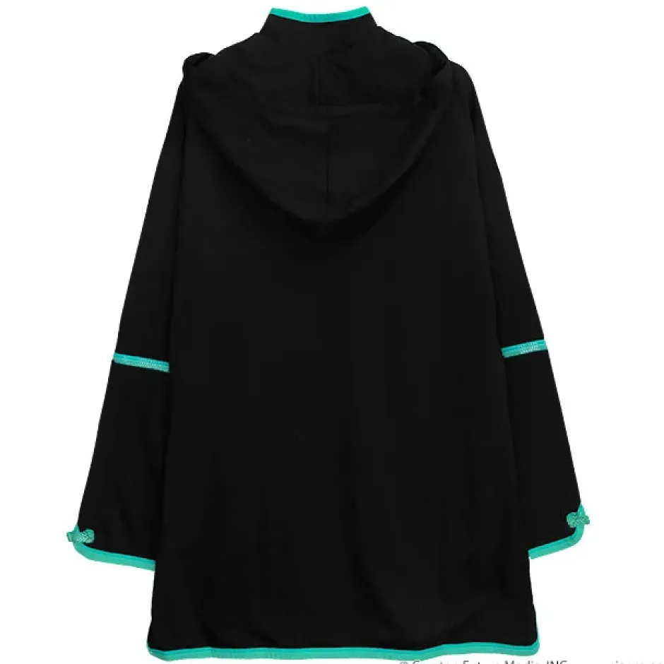 Jackets & Hoodies>LISTEN FLAVOR Hatsune Miku China Hoodie Black