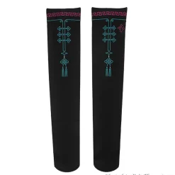 LISTEN FLAVOR Hatsune Miku China Knee-High Socks Black Clearance