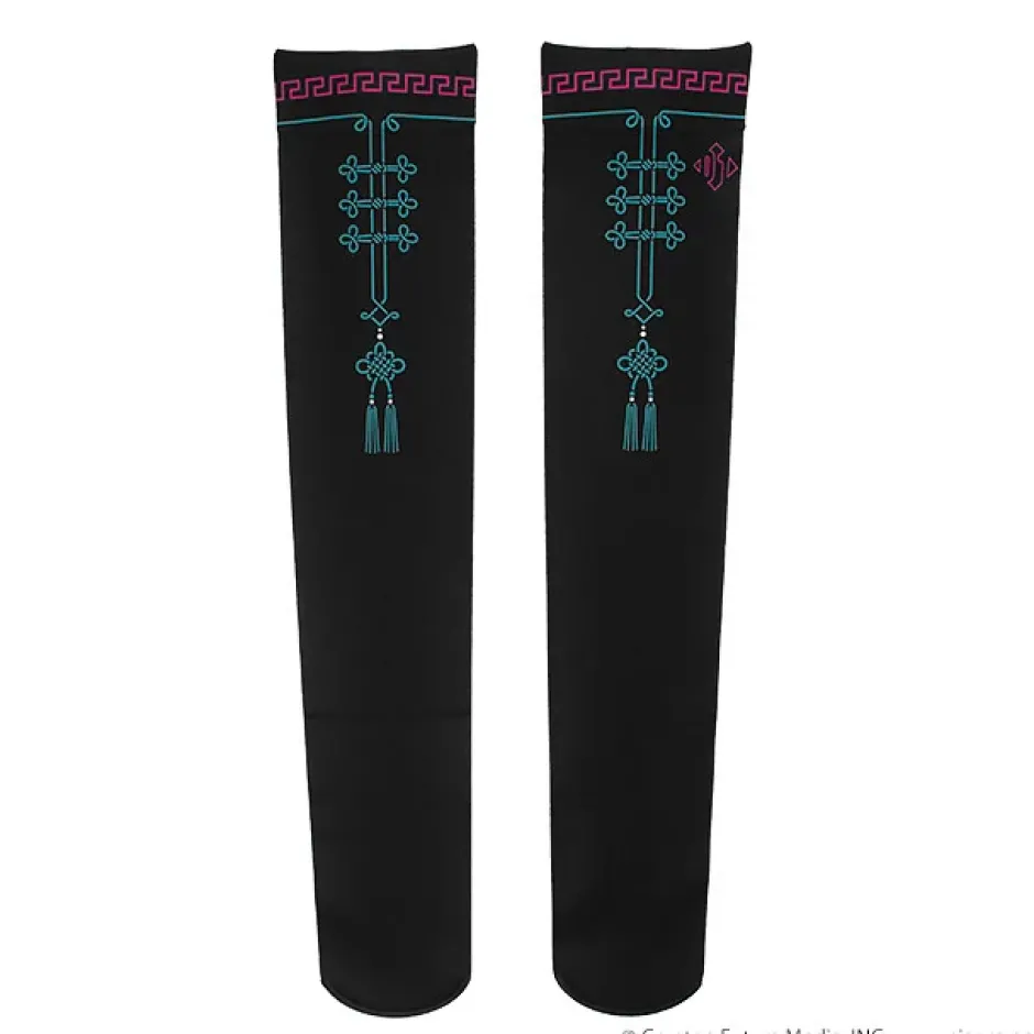 LISTEN FLAVOR Hatsune Miku China Knee-High Socks Black Clearance