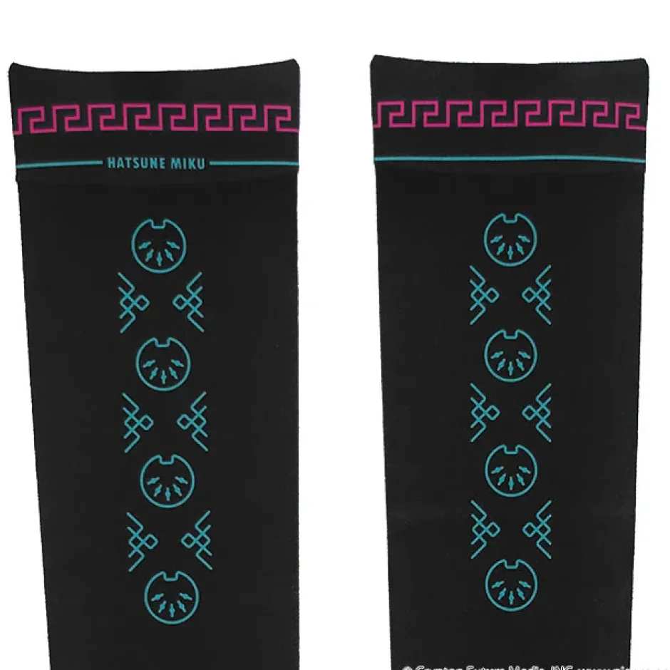 LISTEN FLAVOR Hatsune Miku China Knee-High Socks Black Clearance