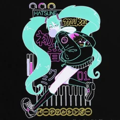 LISTEN FLAVOR 2022 Hatsune Miku Collaboration Hatsune Miku Zip Hoodie Clearance