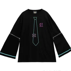 LISTEN FLAVOR 2022 Hatsune Miku Collaboration Hatsune Miku Zip Sleeve Top (Re-run) Best