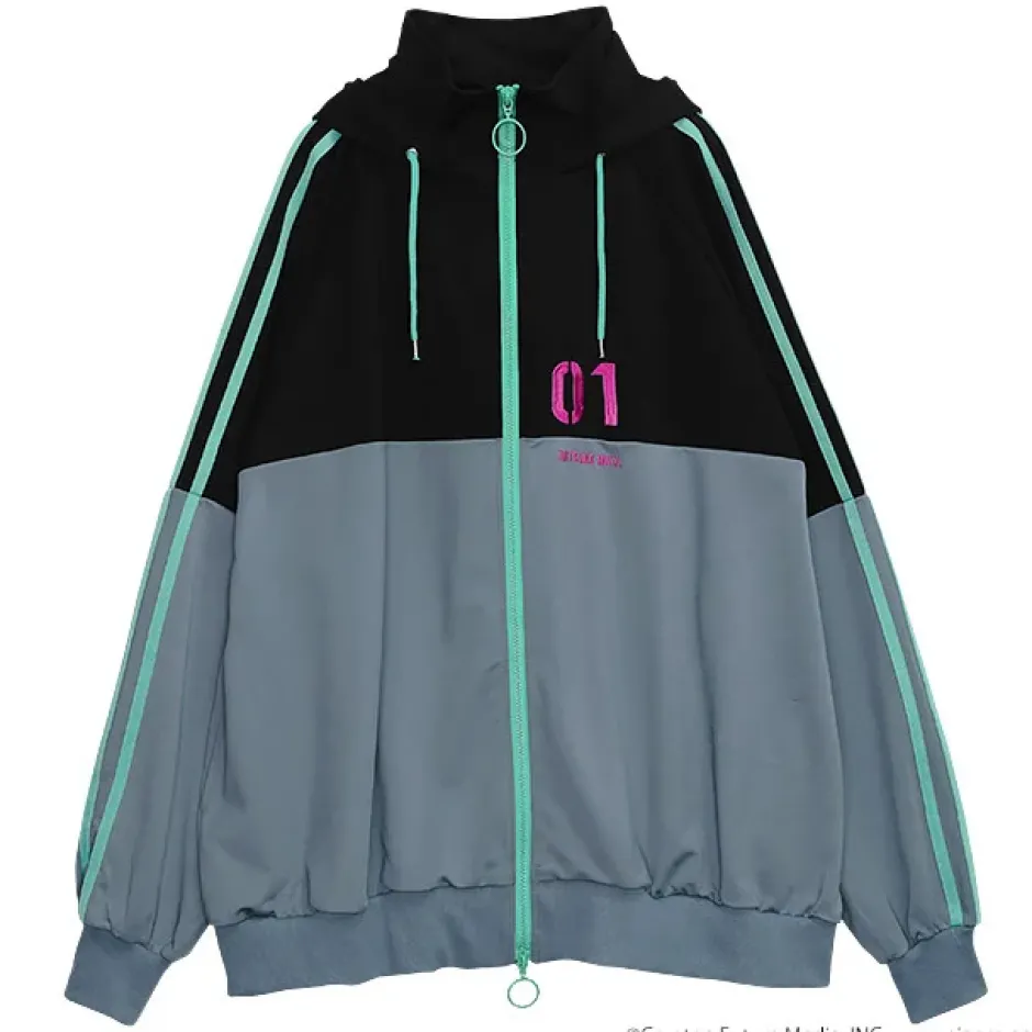 LISTEN FLAVOR Hatsune Miku Jersey Hoodie (Re-run) Best