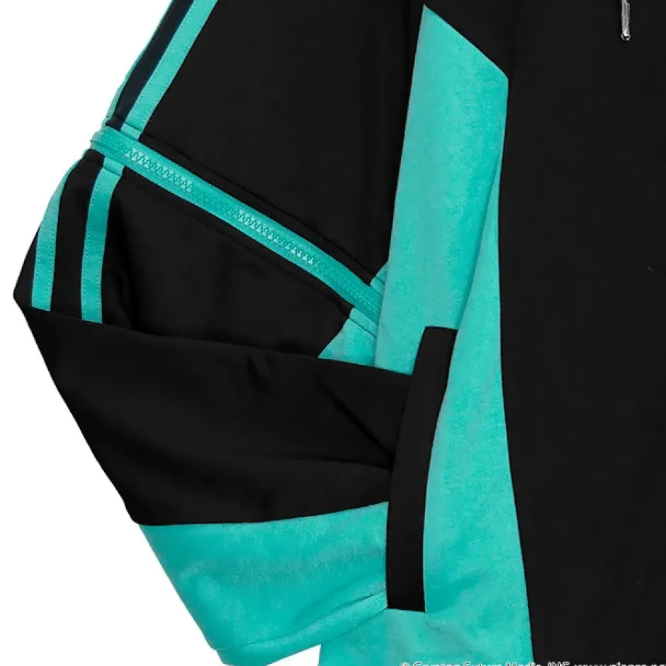 LISTEN FLAVOR Hatsune Miku Jersey Hoodie Black Clearance