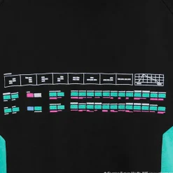 LISTEN FLAVOR Hatsune Miku Jersey Hoodie Black Clearance