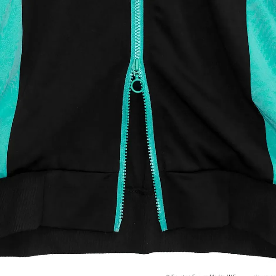 LISTEN FLAVOR Hatsune Miku Jersey Hoodie Black Clearance