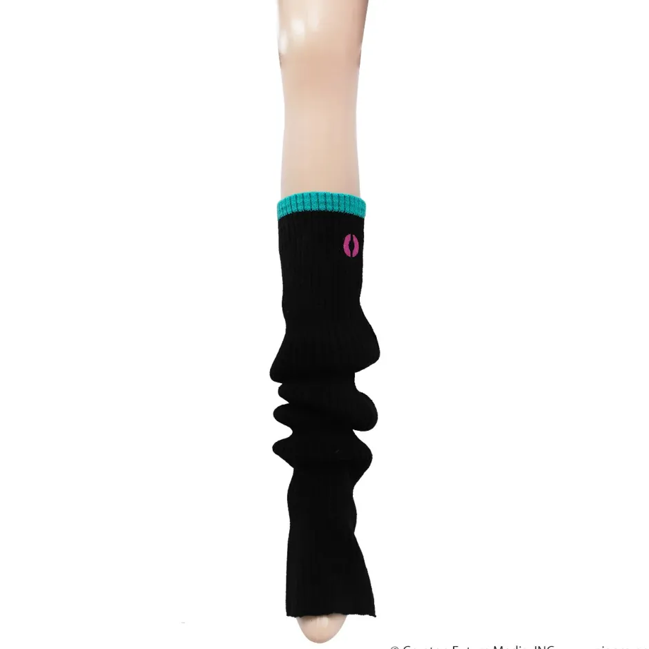 LISTEN FLAVOR Hatsune Miku Knit Leg Warmers Black Outlet
