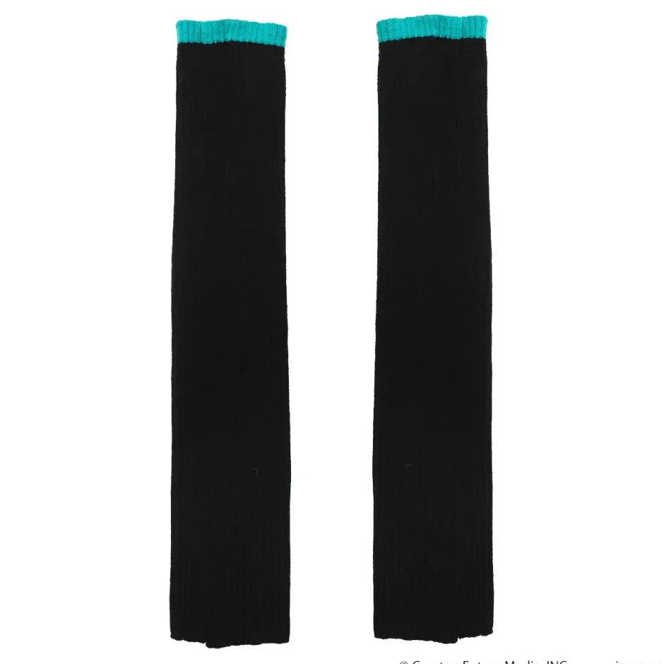 LISTEN FLAVOR Hatsune Miku Knit Leg Warmers Black Outlet