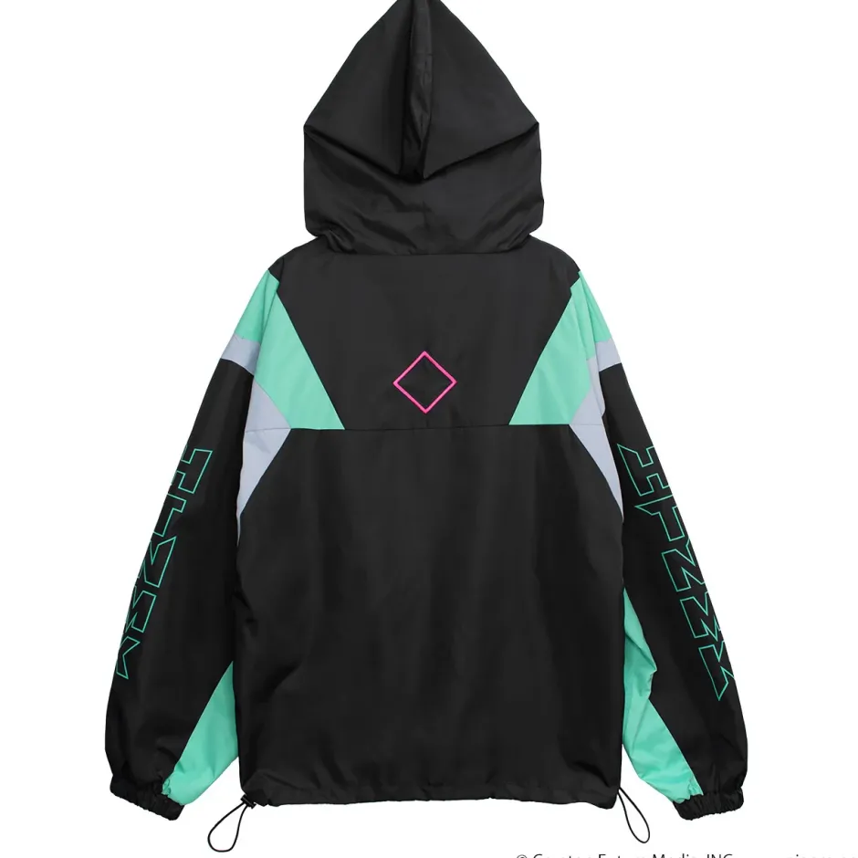 LISTEN FLAVOR Hatsune Miku Mountain Hoodie Black Clearance