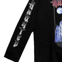 LISTEN FLAVOR Haunted Castle Long Sleeve T-Shirt Discount