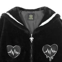 LISTEN FLAVOR Heartbeat Sailor Fur Boa Blouson Discount