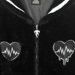 LISTEN FLAVOR Heartbeat Sailor Fur Boa Blouson Discount
