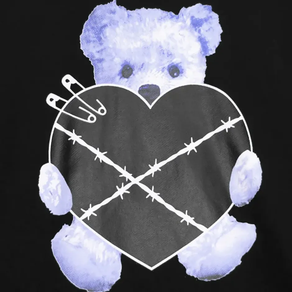 Jackets & Hoodies>LISTEN FLAVOR Heartbreak Bear Hoodie