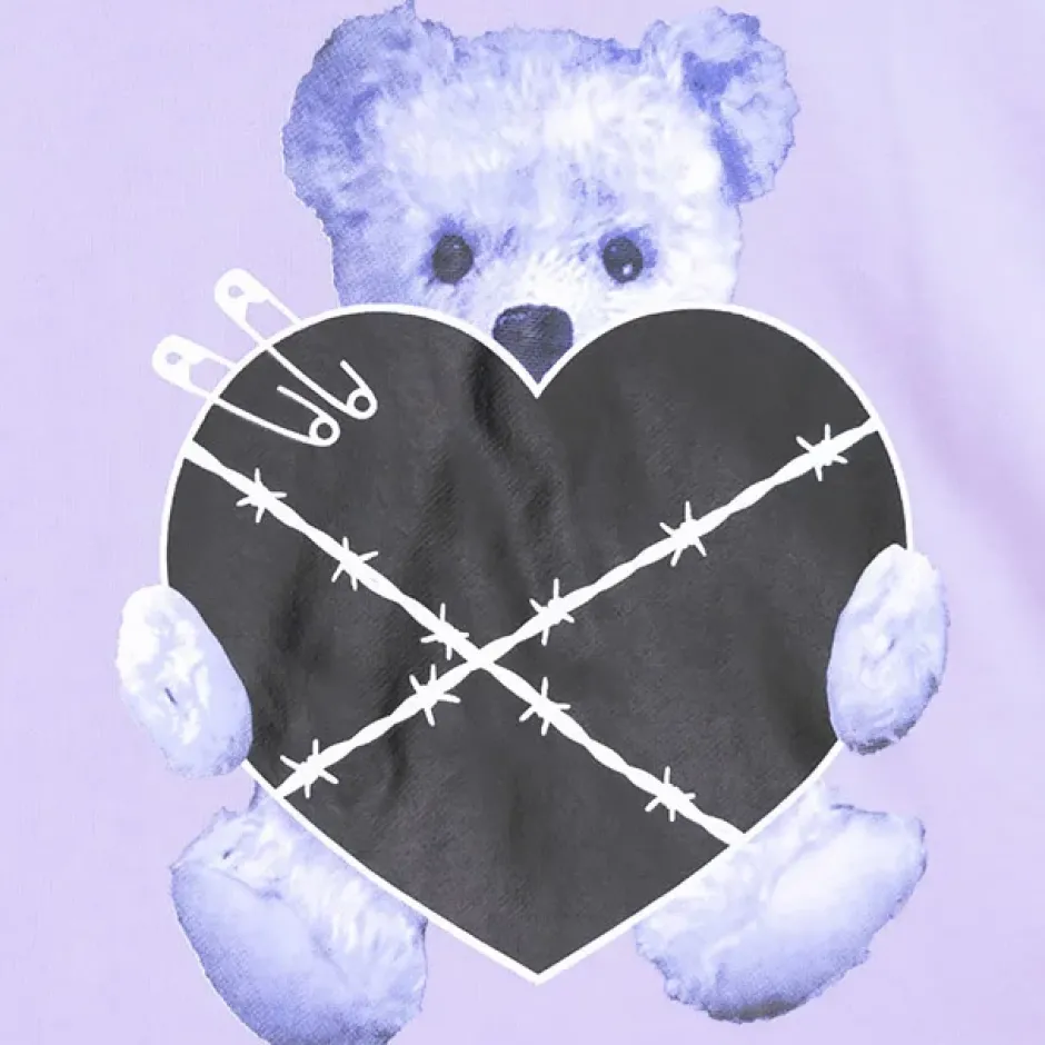 Jackets & Hoodies>LISTEN FLAVOR Heartbreak Bear Hoodie