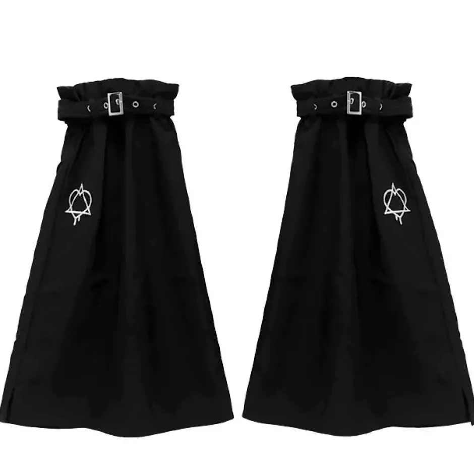 LISTEN FLAVOR Heart Hexagram Leg Covers w/ Belt Clearance