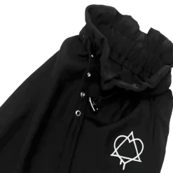 LISTEN FLAVOR Heart Hexagram Leg Covers w/ Belt Clearance