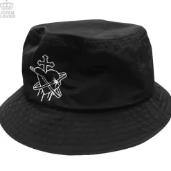 Hats & Caps>LISTEN FLAVOR Heart Planet Bucket Hat