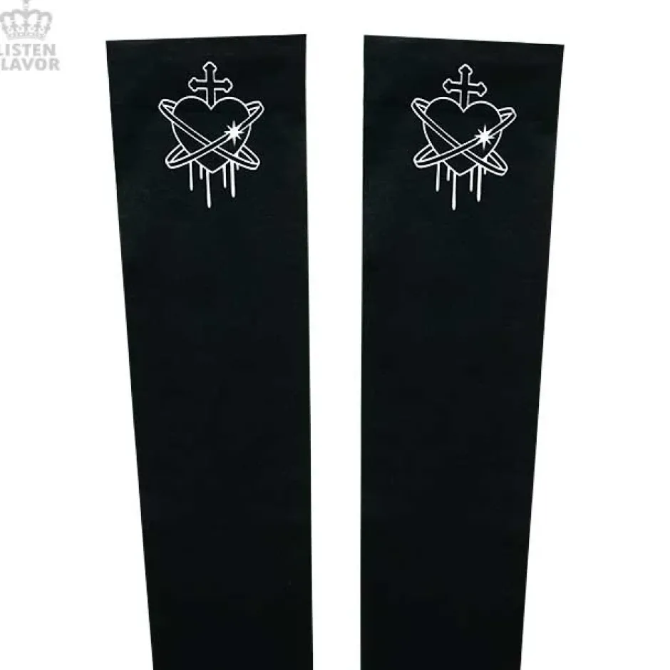 Footwear>LISTEN FLAVOR Heart Planet Knee-High Socks