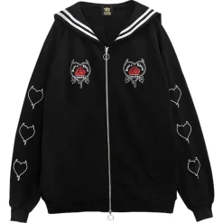 Jackets & Hoodies>LISTEN FLAVOR Heaven's Rose Sailor Blouson