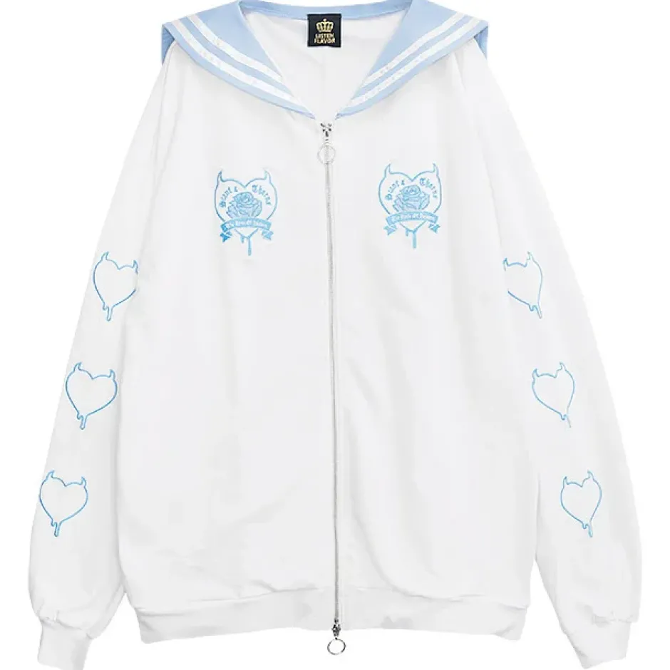 Jackets & Hoodies>LISTEN FLAVOR Heaven's Rose Sailor Blouson