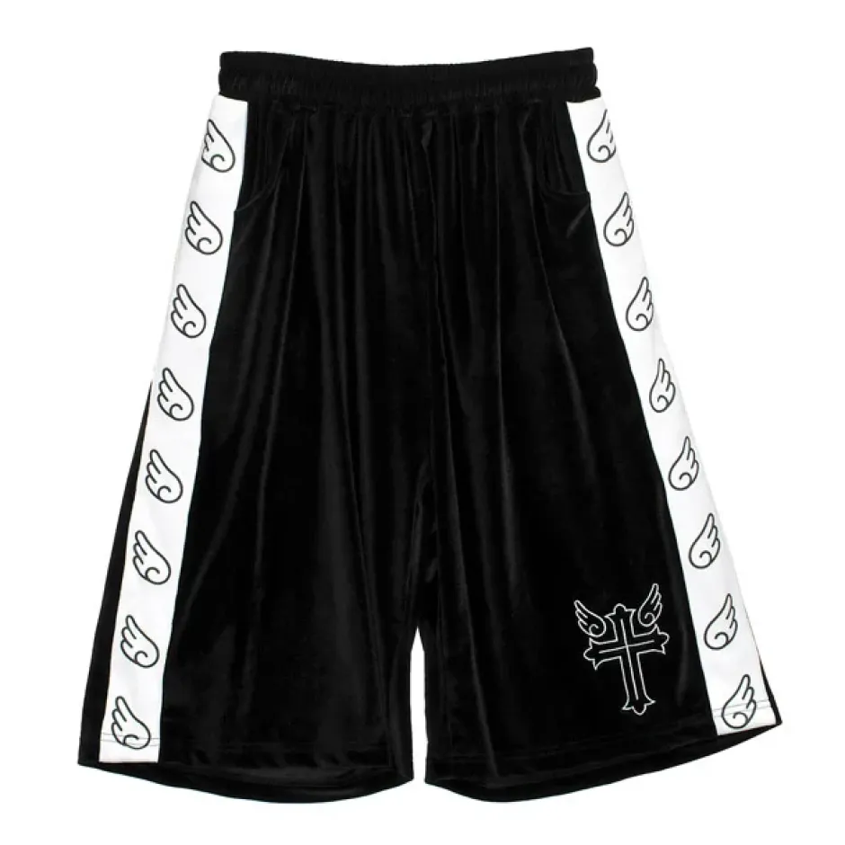 Bottoms>LISTEN FLAVOR Heavens Velour Shorts