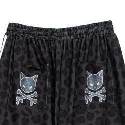 LISTEN FLAVOR Heisei Leopard 2-Way Separate Jersey Pants Outlet