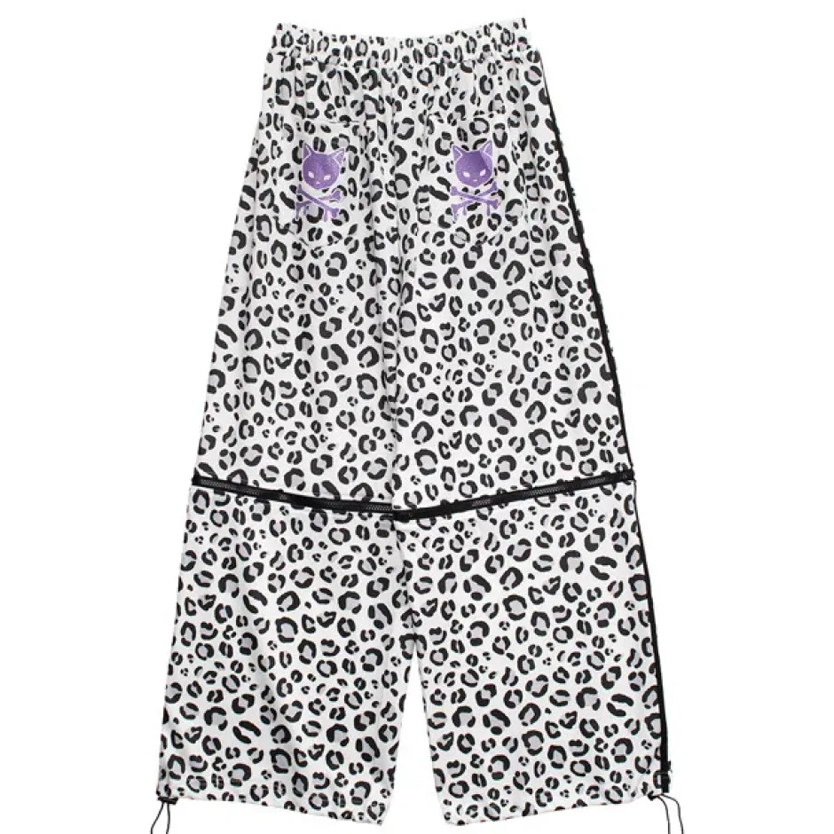 LISTEN FLAVOR Heisei Leopard 2-Way Separate Jersey Pants Outlet