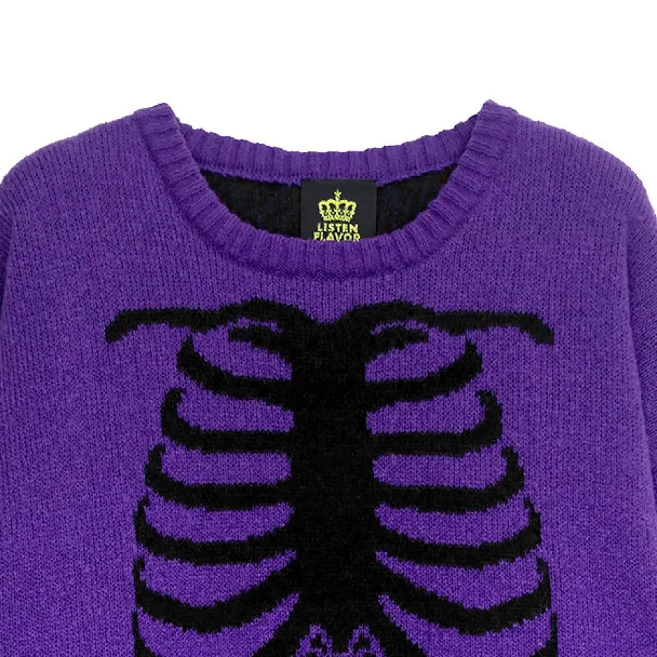 LISTEN FLAVOR Honehone Gaikotsu Knit New