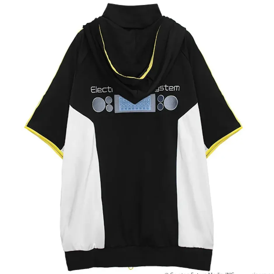Jackets & Hoodies>LISTEN FLAVOR Kagamine Rin & Len Jersey Hoodie Black (Re-run)