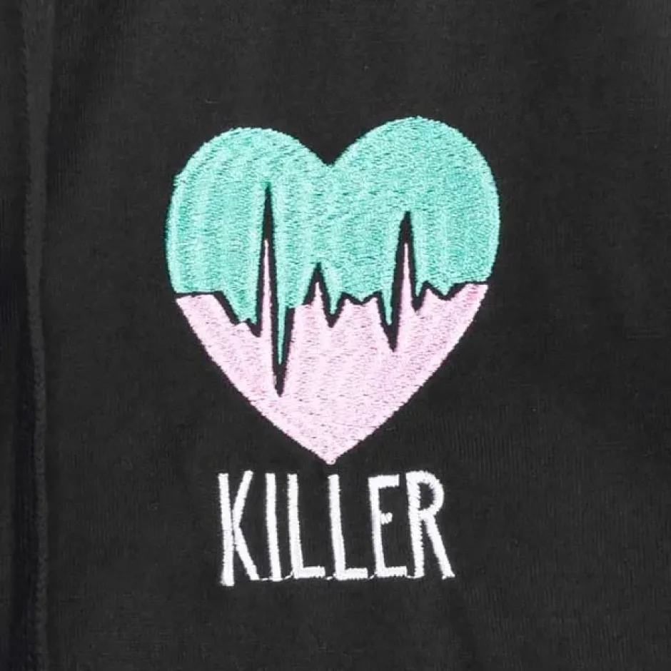 Jackets & Hoodies>LISTEN FLAVOR Killer Heart 2-Way Mesh Short Hoodie