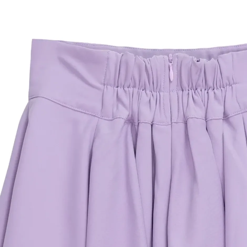 Bottoms>LISTEN FLAVOR Lace-Up Circular Skirt
