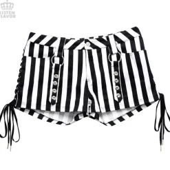 LISTEN FLAVOR Lace-Up Harness Belt Shorts Outlet