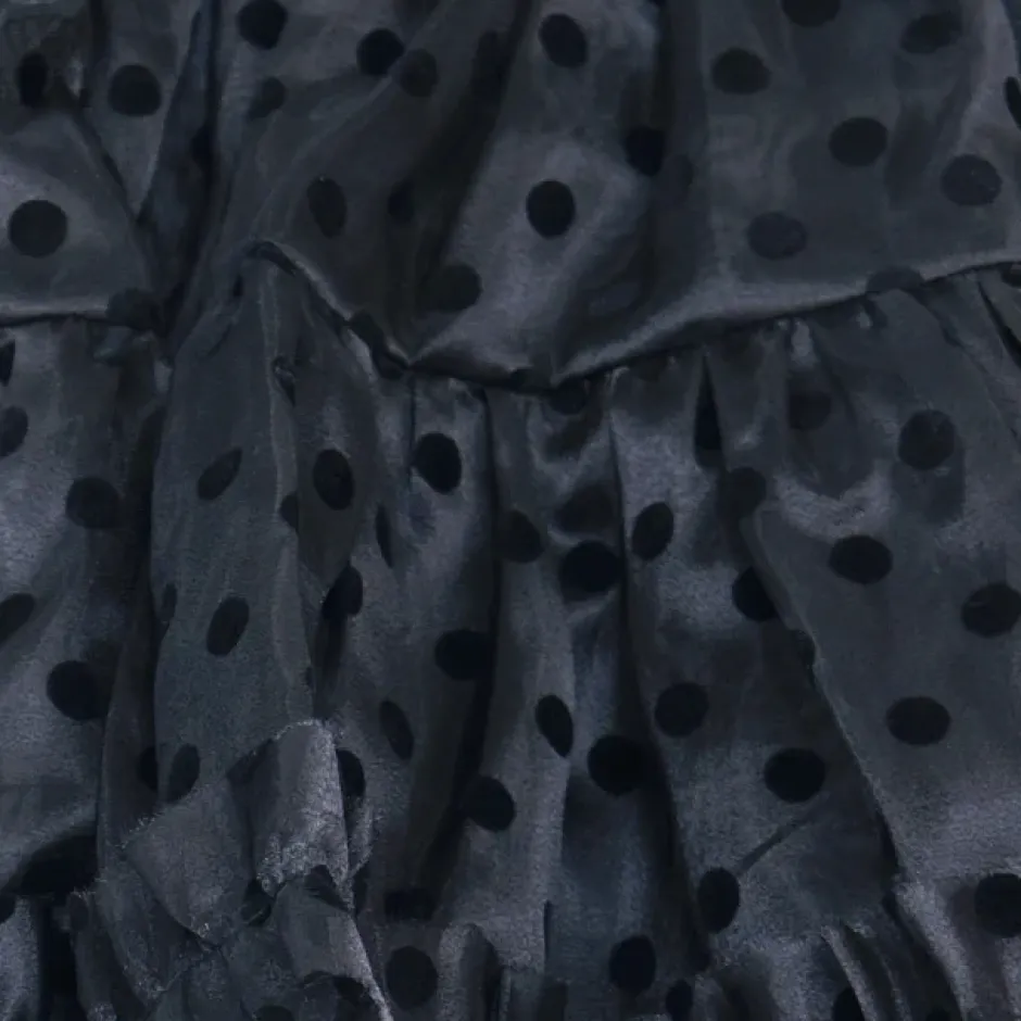 LISTEN FLAVOR Lace-up Tulle Frill Skirt Hot