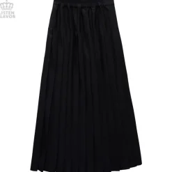 LISTEN FLAVOR Layered Pleated Long Flap Skirt w/ Shorts Discount